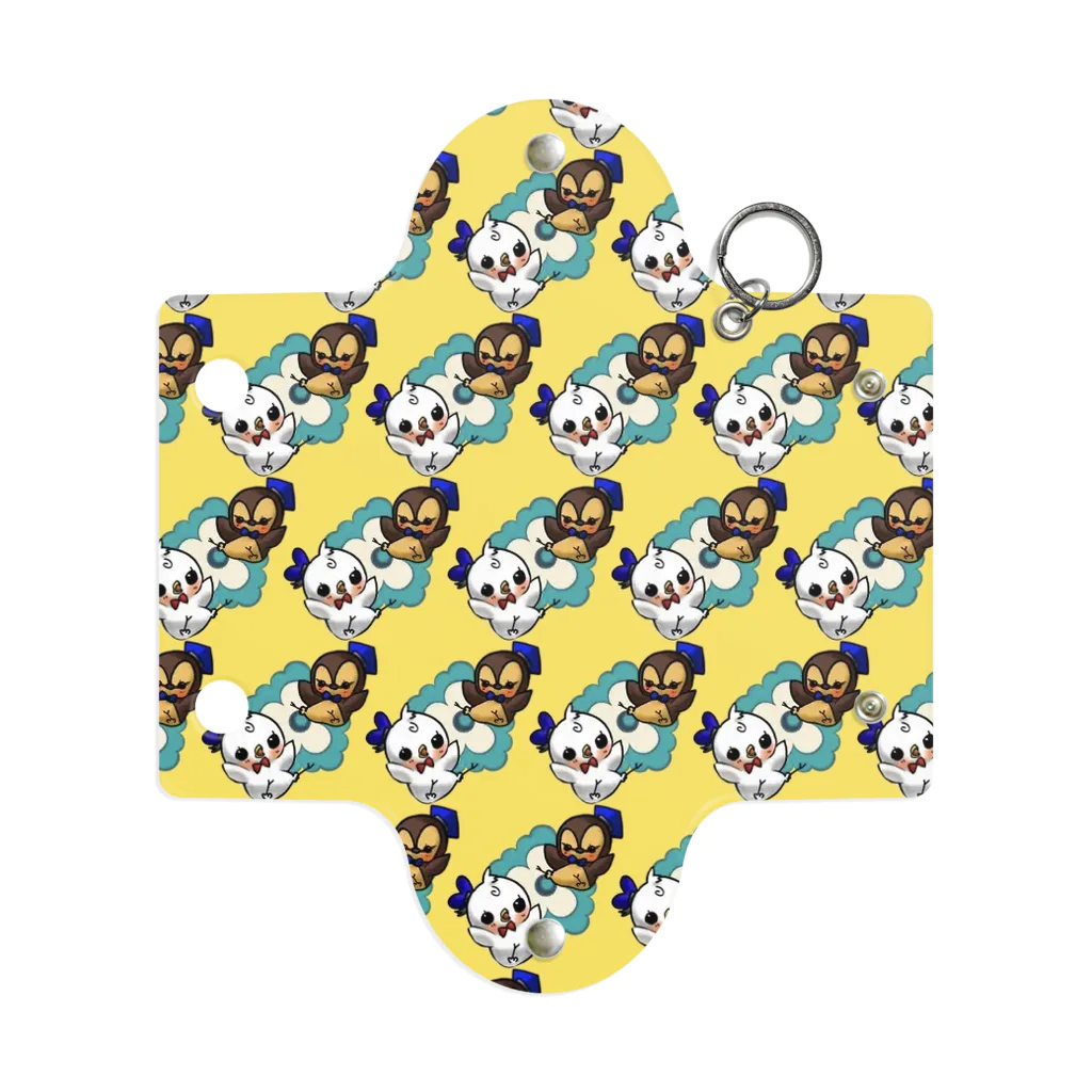 🐤アヒルの雑貨屋さん🛒@物販ライブコマース💛ライバー💛のアヒルドさんザッカルドさん総柄 Mini Clear Multipurpose Case