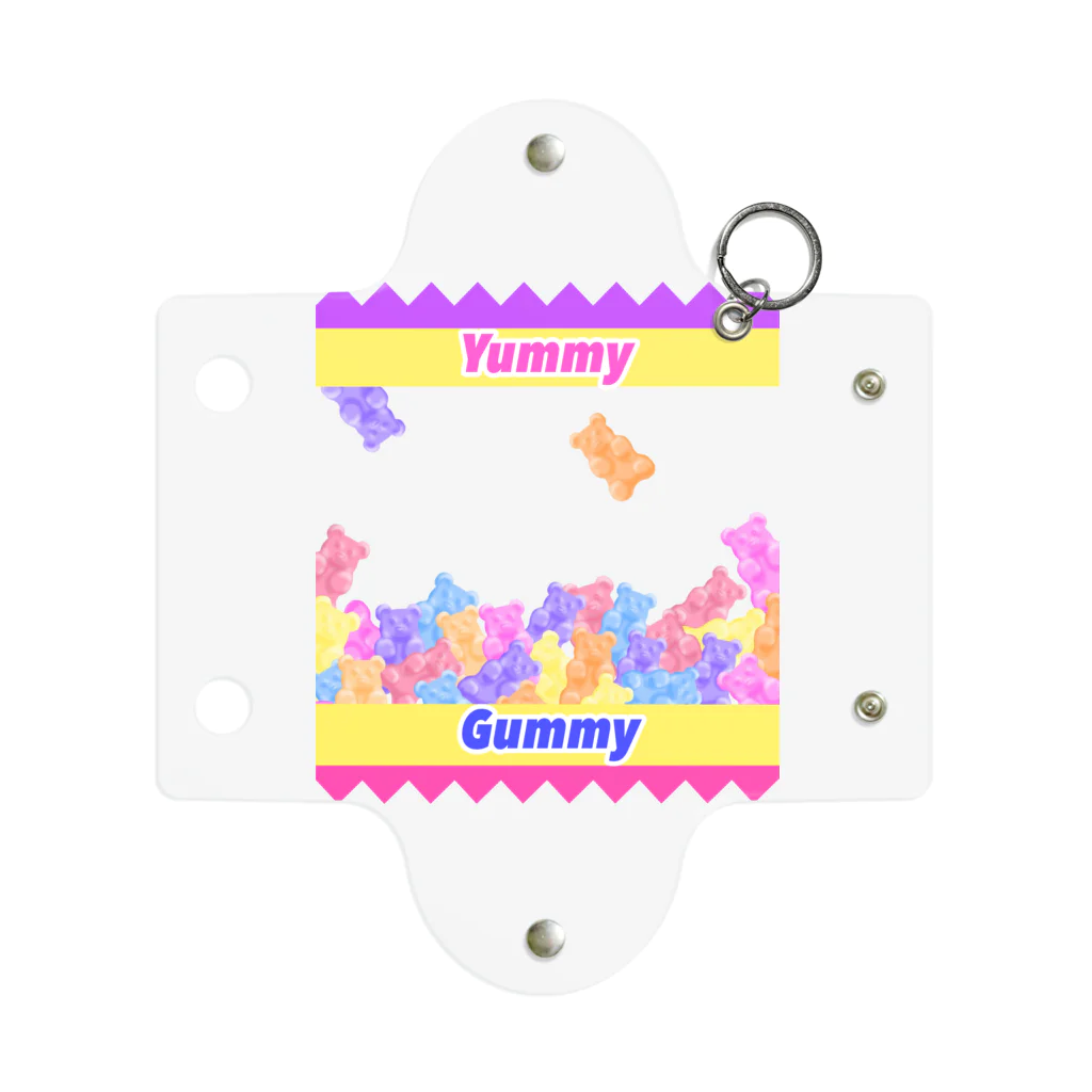 nyamoooのYummy Gummy ミニクリアマルチケース