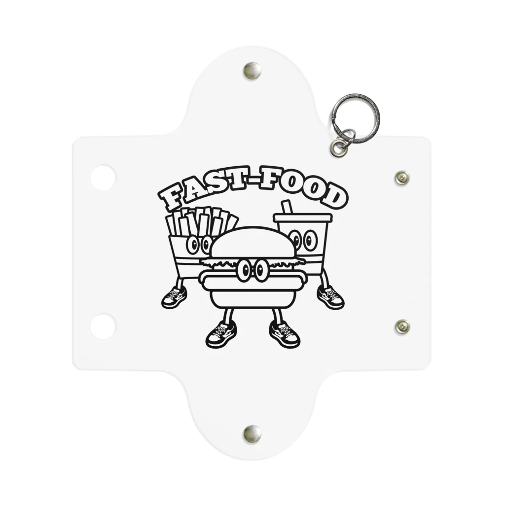 Candy Candyのfastfood_bros Mini Clear Multipurpose Case