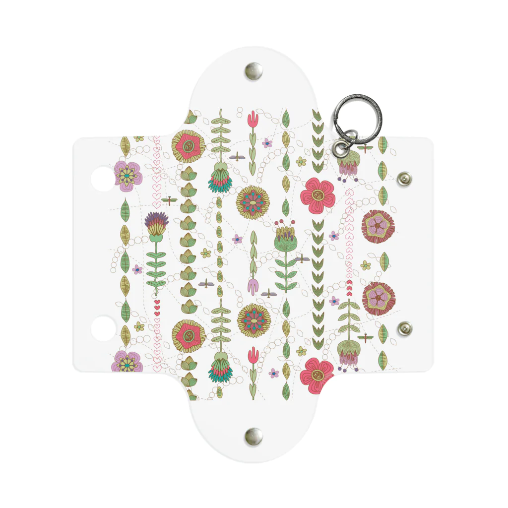 ラウローマウの花柄 Mini Clear Multipurpose Case