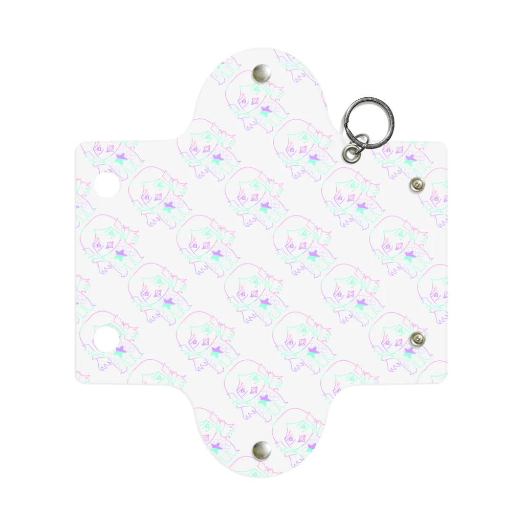 kaworu★SHOP＠SUZURIのアマビエをる★ちゃんぱたーん Mini Clear Multipurpose Case