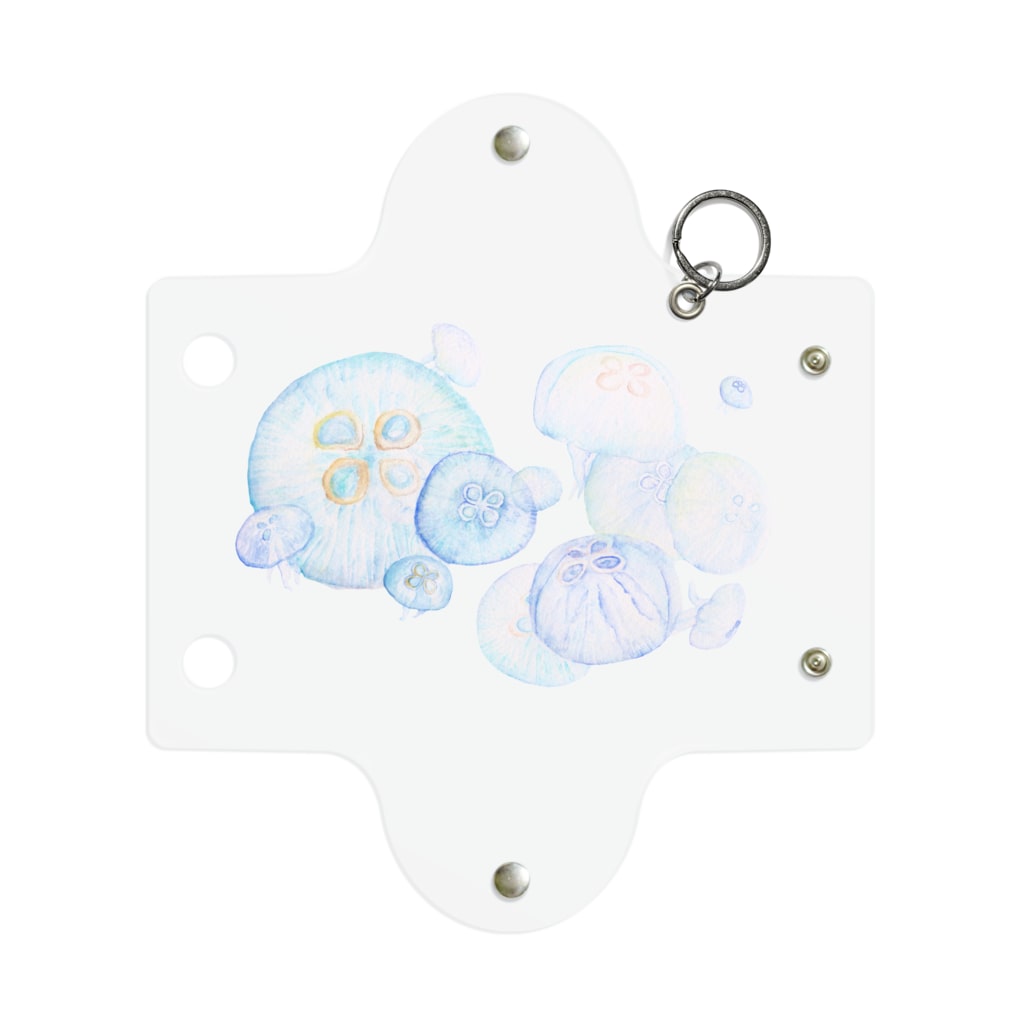 あとりえくらげのシャボン玉ミズクラゲ Mini Clear Multipurpose Case