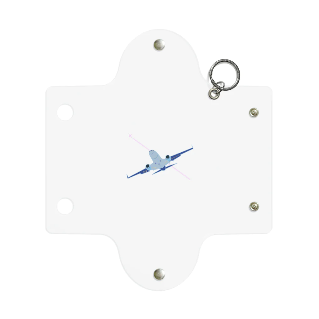 待宵ちゃんの部屋の飛行機と飛行機雲 Mini Clear Multipurpose Case