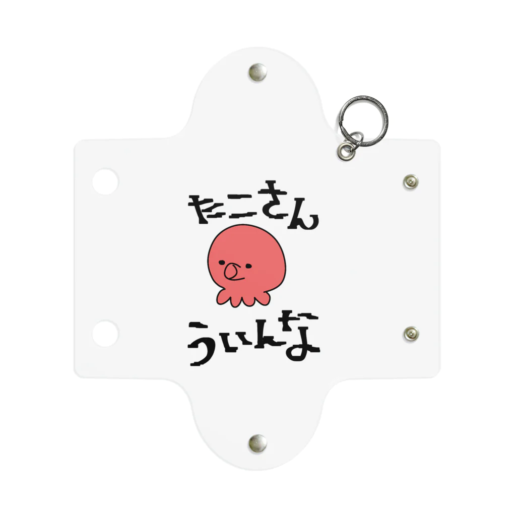 めんこラボ。のたこさんうぃんな Mini Clear Multipurpose Case