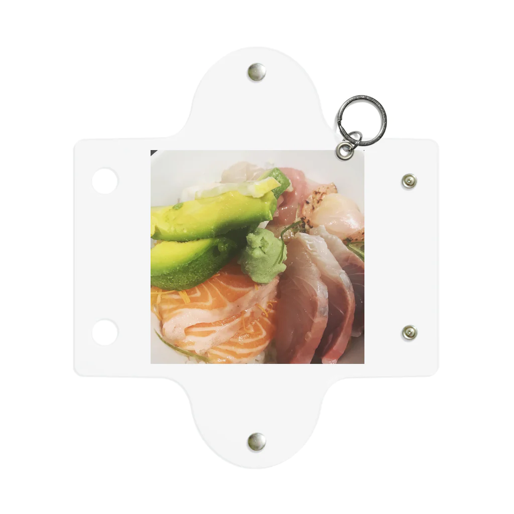 Pchan goodiesの我が家の海鮮丼 Mini Clear Multipurpose Case