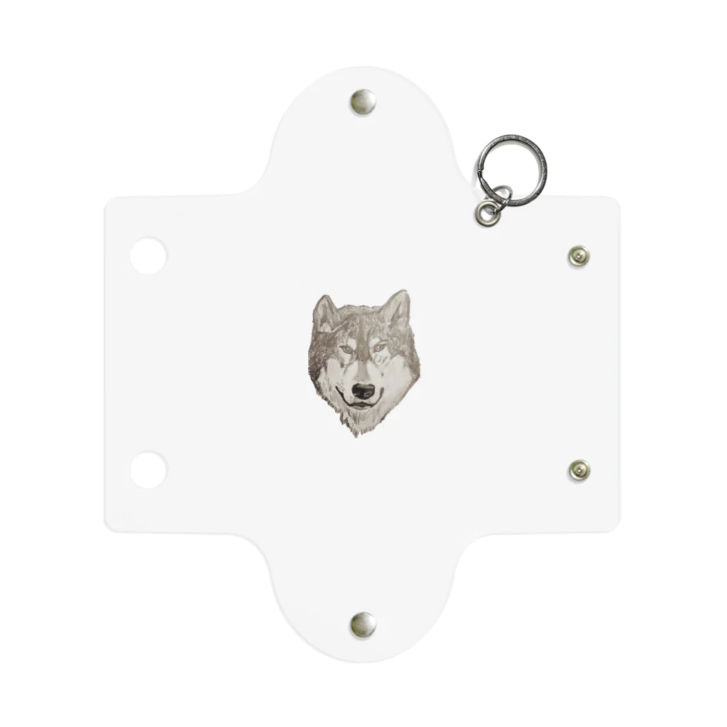 IPPYの狼 狼犬 グッズ Mini Clear Multipurpose Case