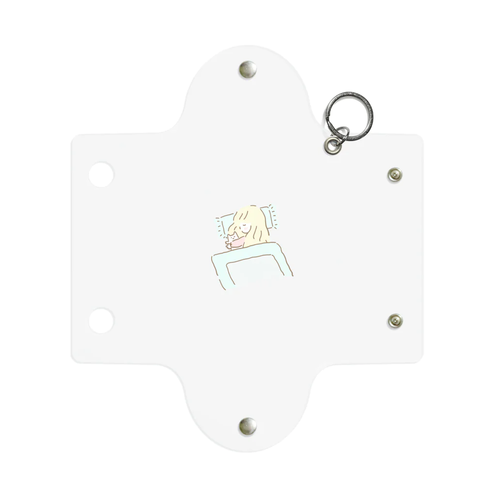 omimiのおやすみにゃんこ Mini Clear Multipurpose Case