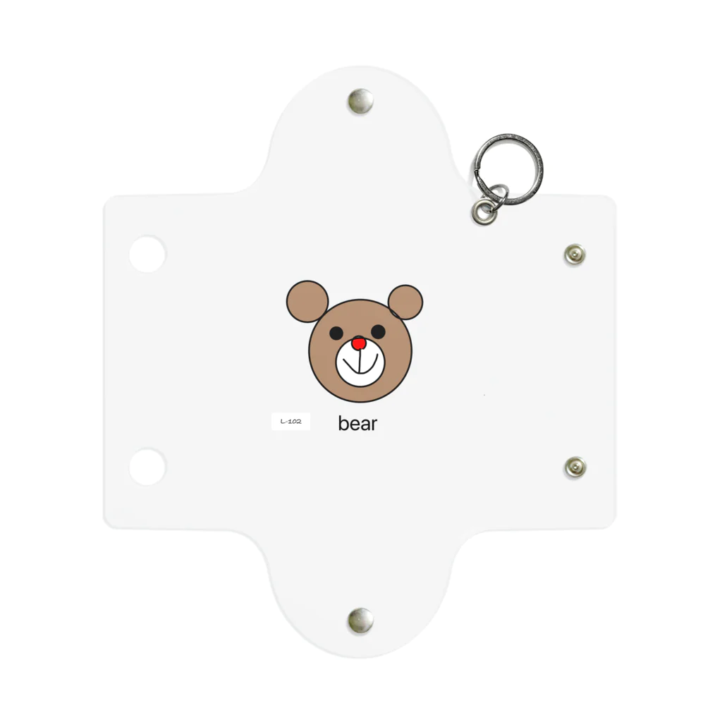 L－102のクマのベッチ Mini Clear Multipurpose Case