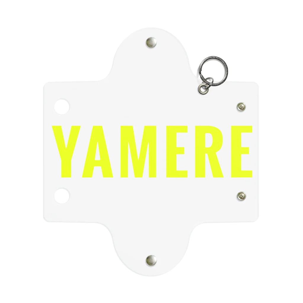 やめれショップのYAMERE（イエロー） ミニクリアマルチケース