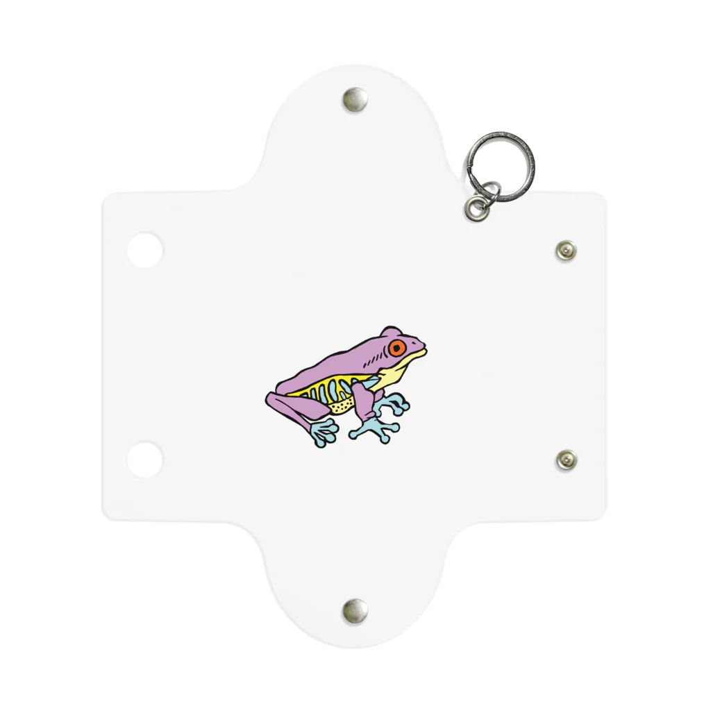 OGNdesignの蛙　カエル　NO.8 ミニクリアマルチケース