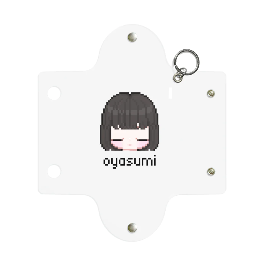 Darkness★Sugarの黒髪ボブのおやすみちゃん Mini Clear Multipurpose Case