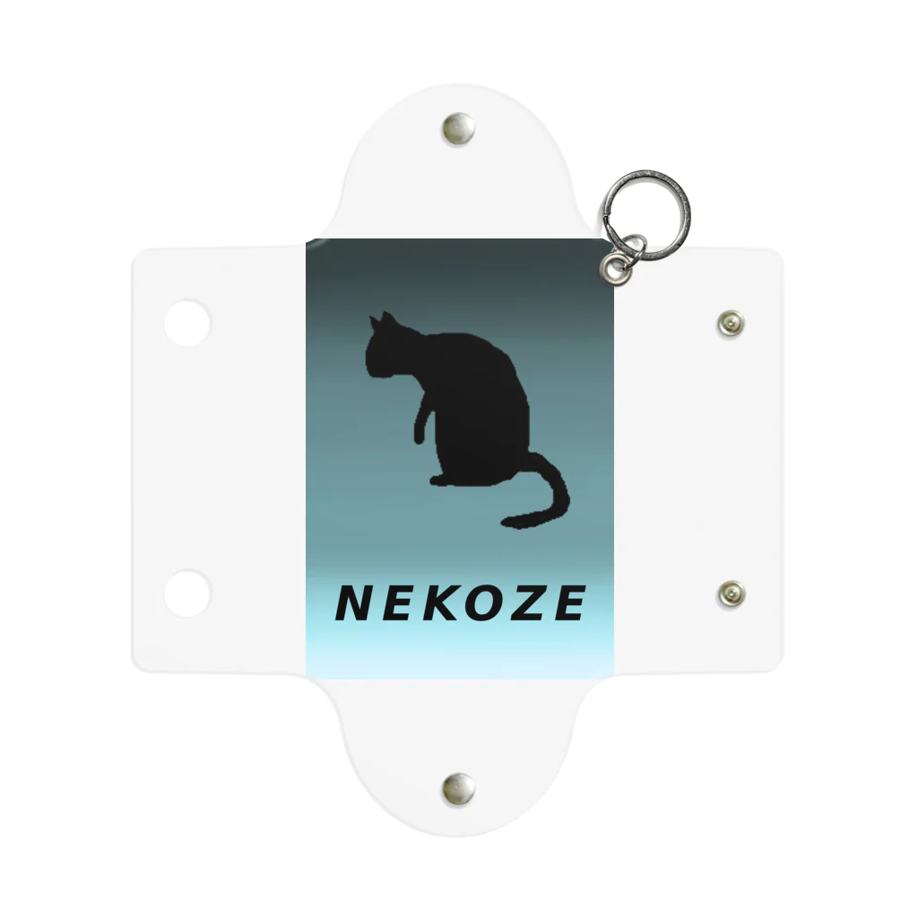 ニャムのアトリエのNEKOZEグラデ Mini Clear Multipurpose Case