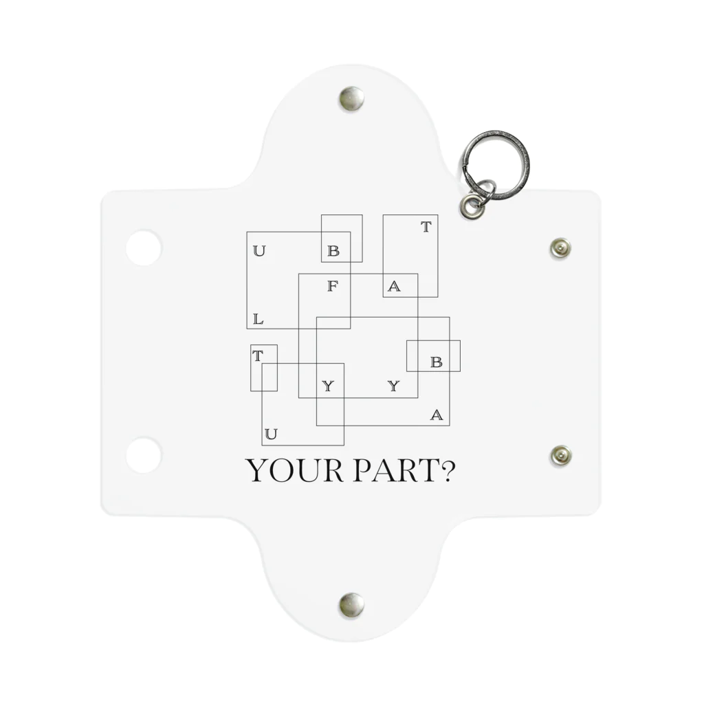 ふたたび るびぃ💎のYOUR PART? Mini Clear Multipurpose Case