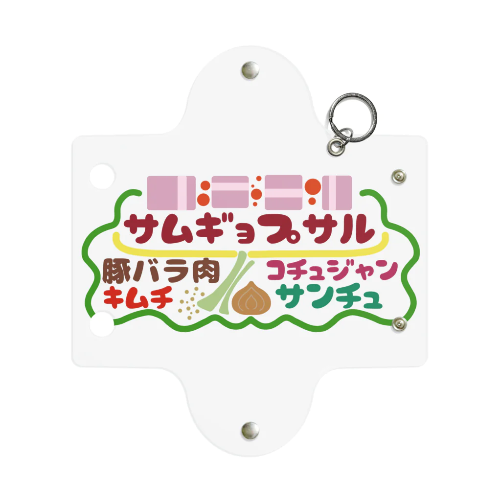 mojimojiのフード屋さんの『サムギョプサル』 Mini Clear Multipurpose Case