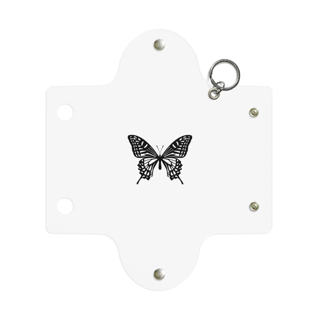 moe.のBLACK butterfly Mini Clear Multipurpose Case