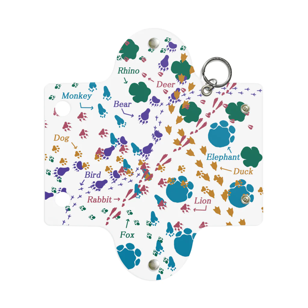 みらいのanimal tracks ミニクリアマルチケース
