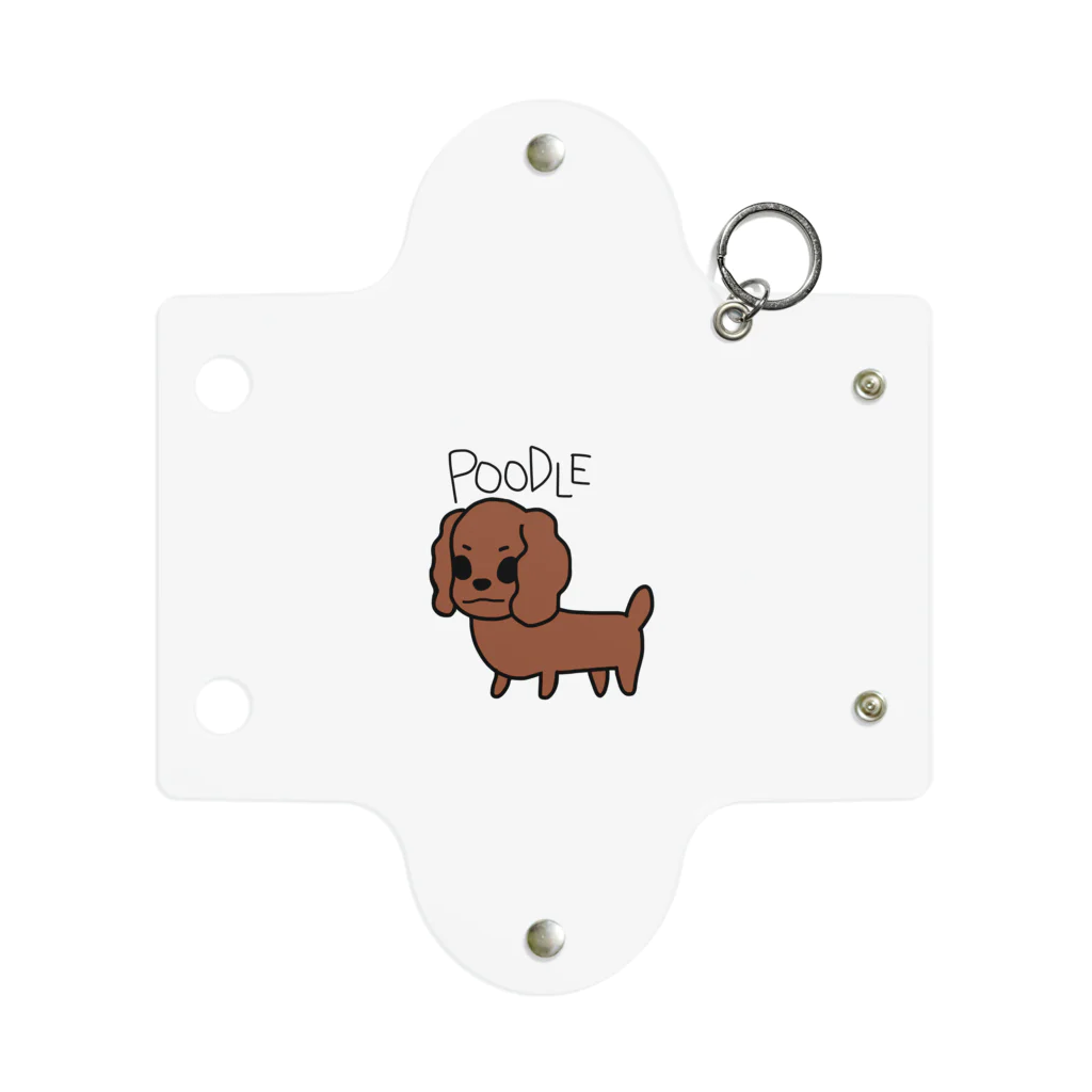 𓁶ぽりむ𓁶のPOODLEくん Mini Clear Multipurpose Case