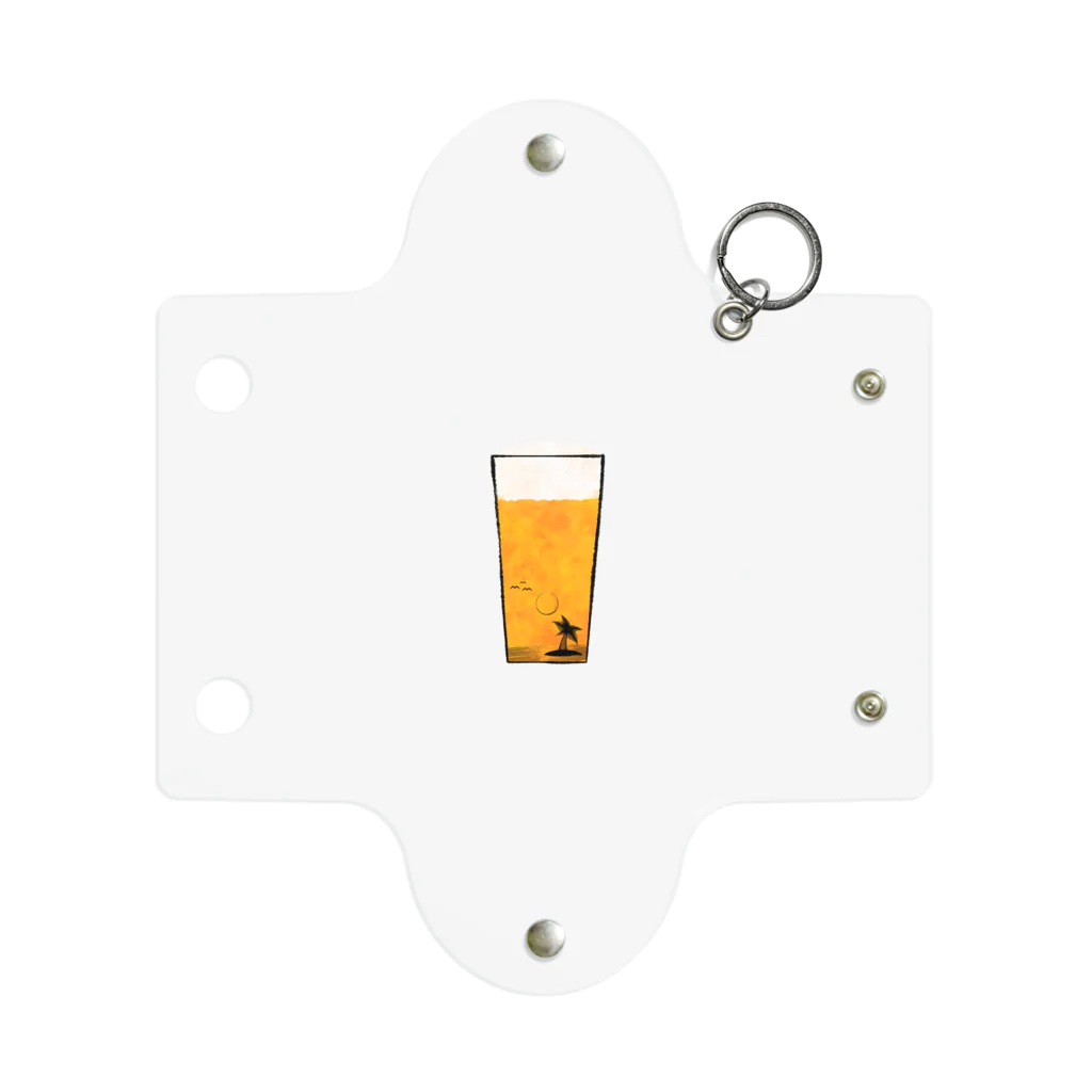 4104ykのサンセットビール Mini Clear Multipurpose Case