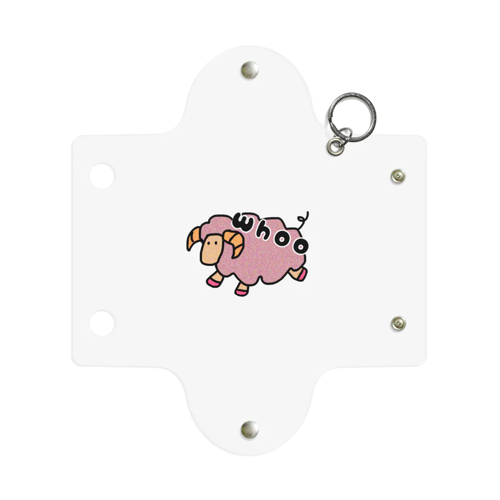 POGSのひつじ丸WHOO Mini Clear Multipurpose Case