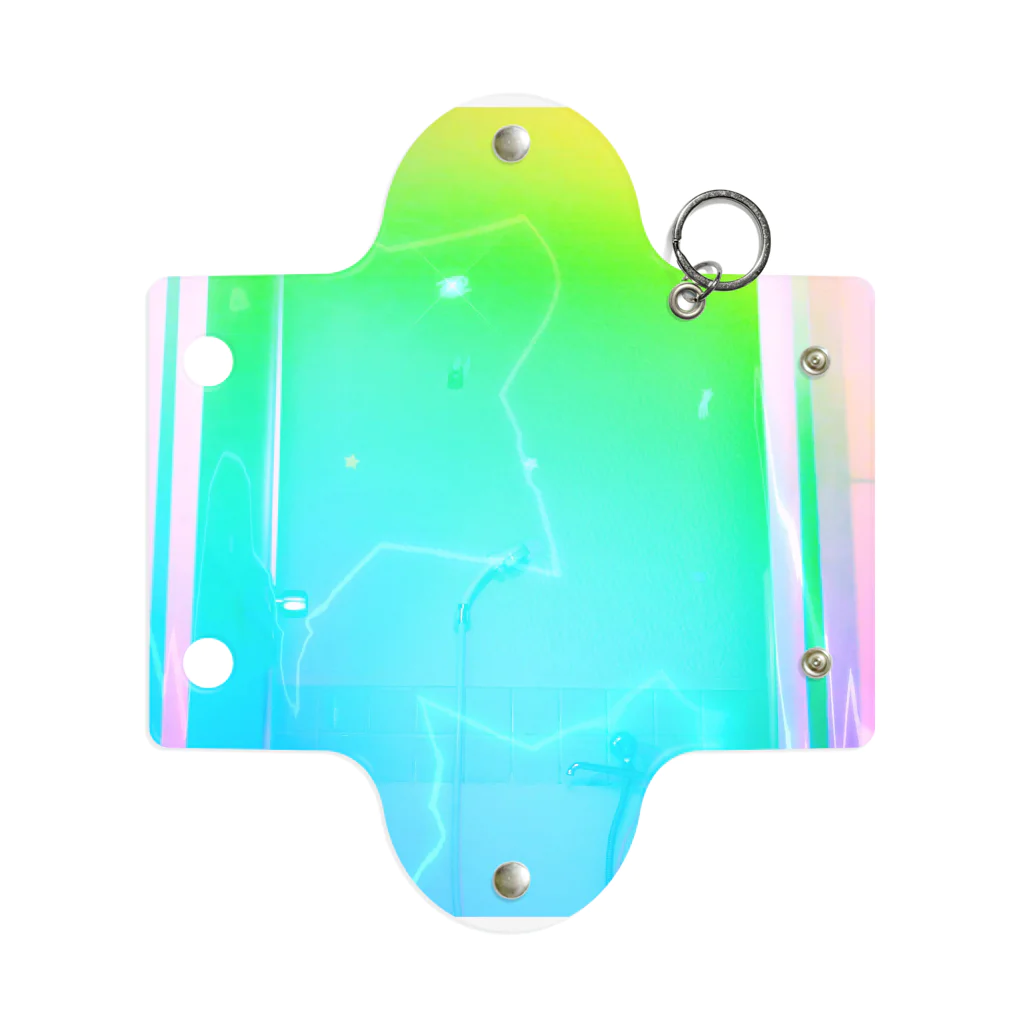 NEON LIGHT STARSのsparkle star テクノの人のよう Mini Clear Multipurpose Case