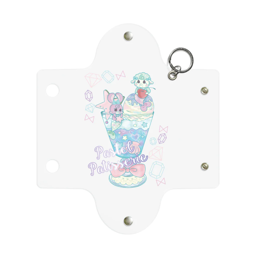 Peekaboo！！のパステルパティスリー「マーメイドパフェ」 Mini Clear Multipurpose Case