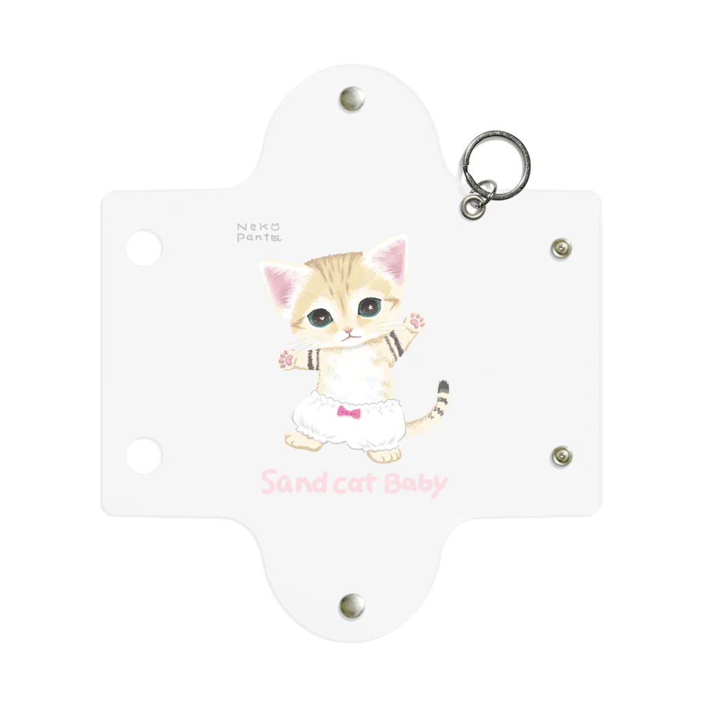 ねこぱんつのスナネコベビー Mini Clear Multipurpose Case