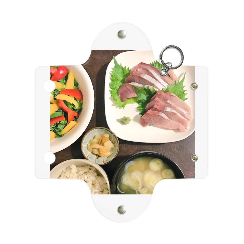 よかったらどうぞのイナダのお刺身定食デス Mini Clear Multipurpose Case