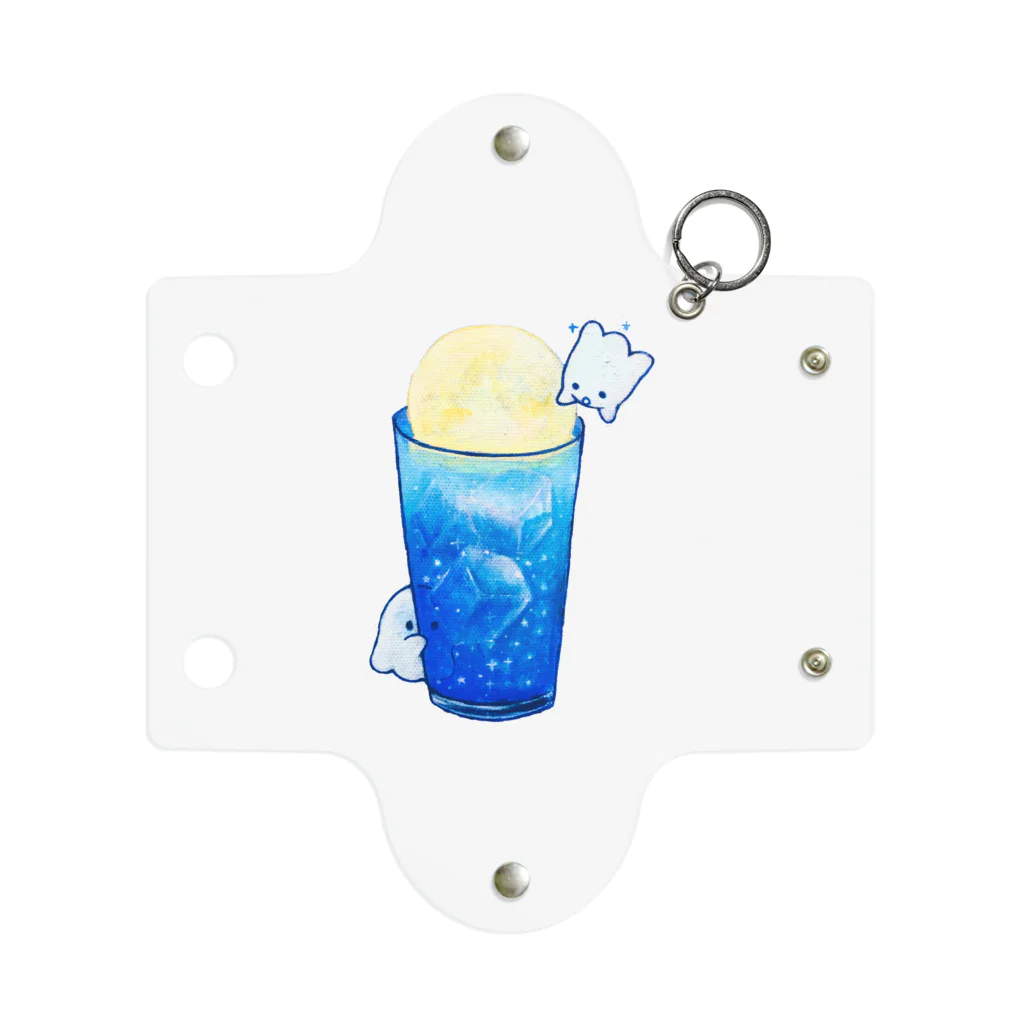 ghost storeのおばけと夜空のクリームソーダ Mini Clear Multipurpose Case