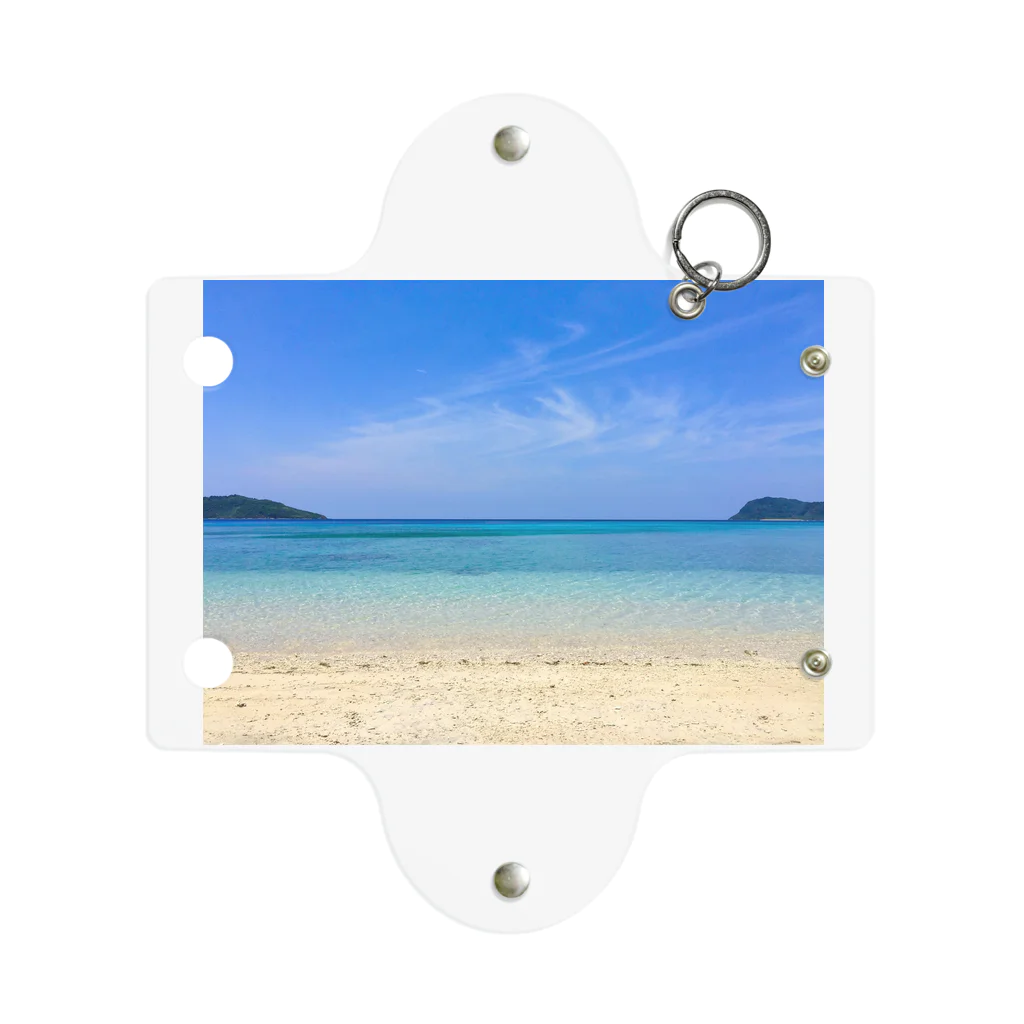 mizuphoto galleryのsecret blue Mini Clear Multipurpose Case