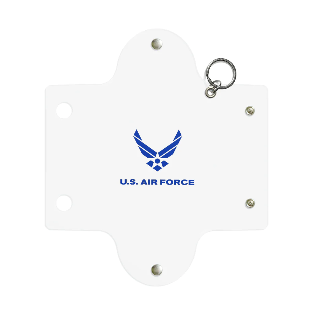 rikunosukeshopのU.S.A.F ロゴ　アイテム Mini Clear Multipurpose Case