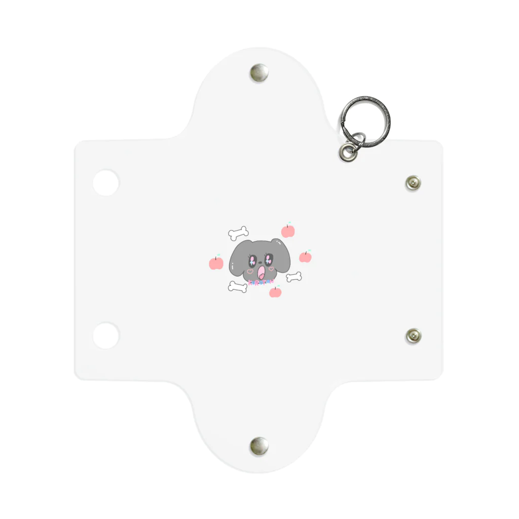 ♡ miil's shop ♡のきらきらわんちゃん♡くろたん♡ Mini Clear Multipurpose Case