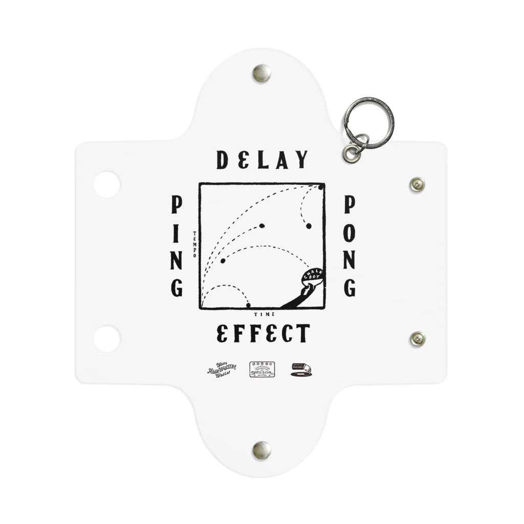 astrollage zakka official storeのDELAY EFFECT BLACK Mini Clear Multipurpose Case