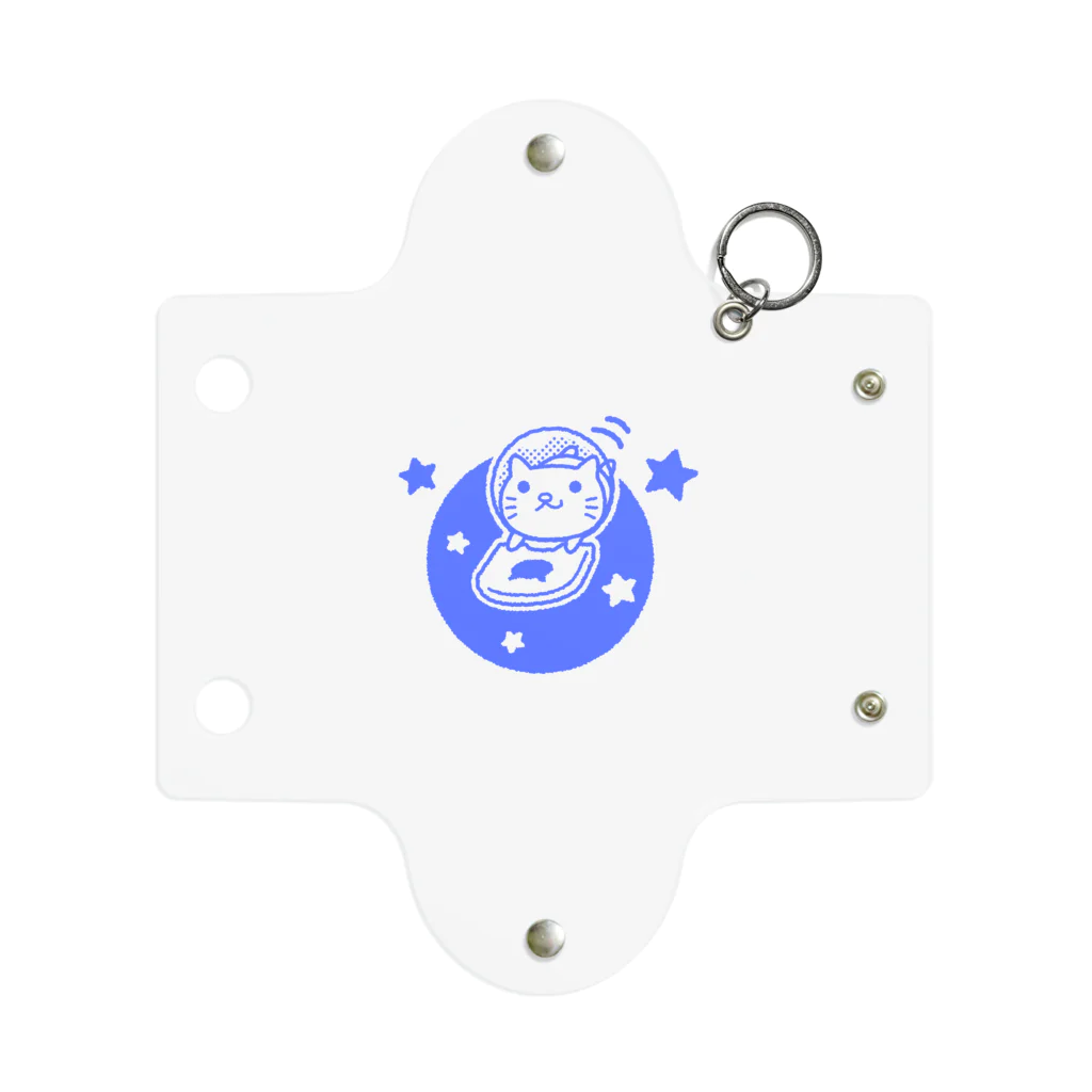 kopehiroの宇宙ネコ遊泳 Mini Clear Multipurpose Case
