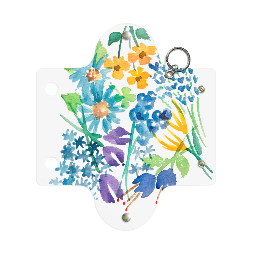 n_makiのflower Mini Clear Multipurpose Case