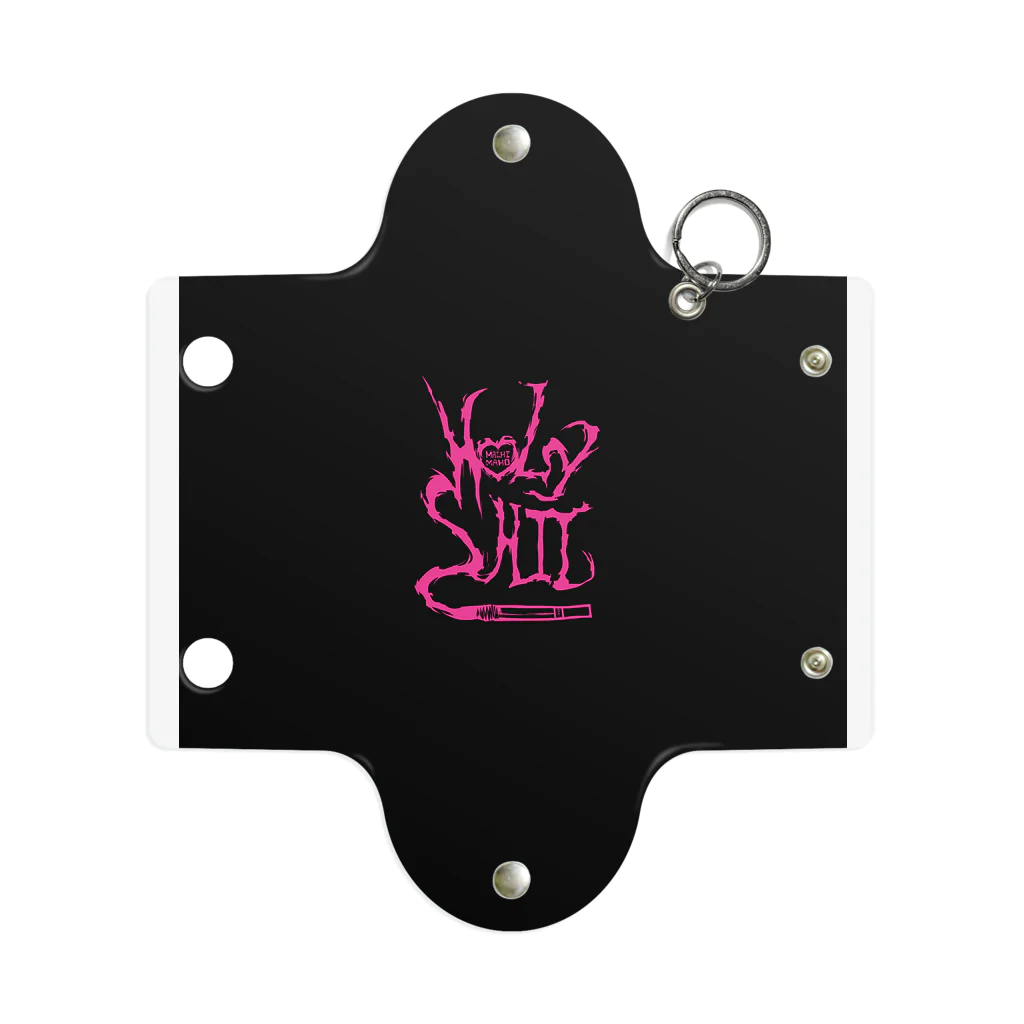 HOLYSHIT STUFFのHOLYSHIT PINK LOGO ミニクリアマルチケース