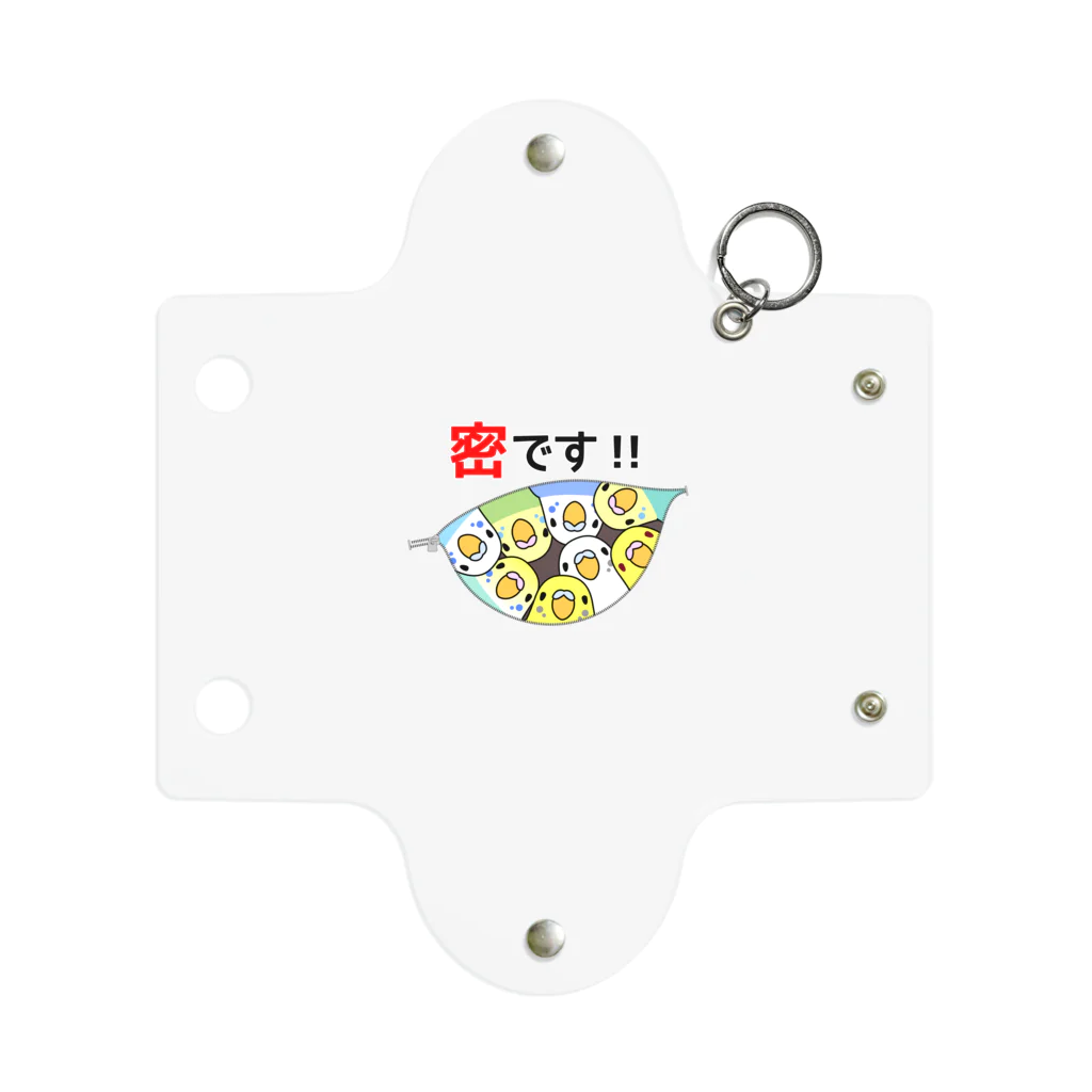 まめるりはことりの密です！セキセイインコさん【まめるりはことり】 Mini Clear Multipurpose Case