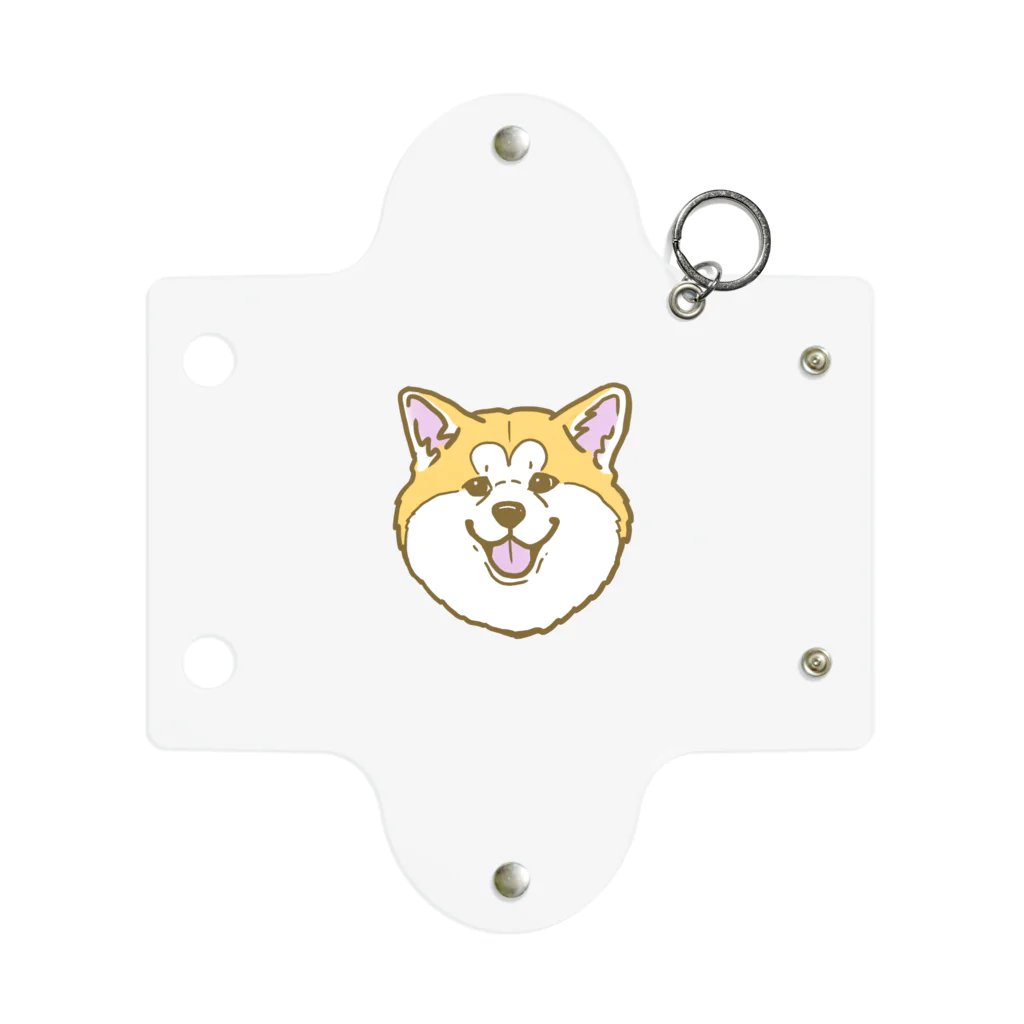 春風工房の秋田犬ハッピースマイル赤毛 Mini Clear Multipurpose Case