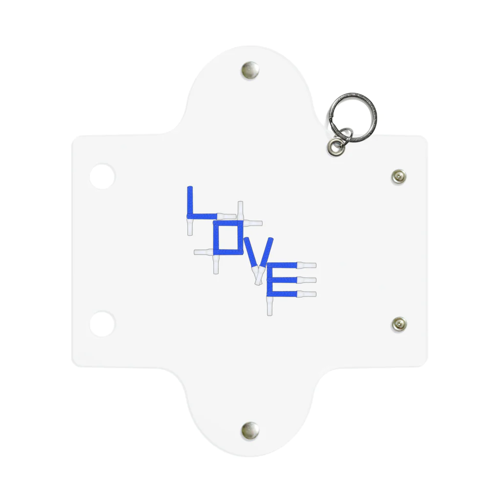 みかんの実のアクスタケース ペンライトLOVE blue Mini Clear Multipurpose Case