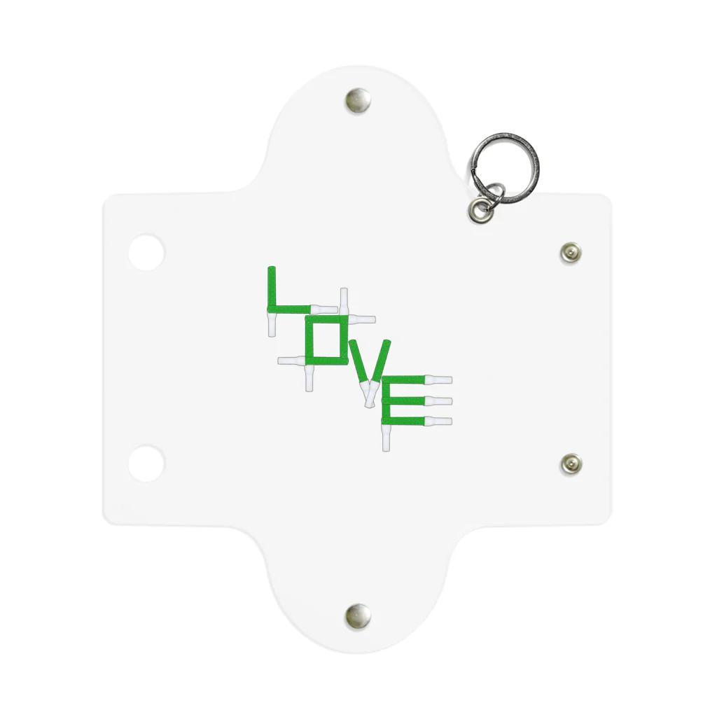 みかんの実のアクスタケース ペンライトLOVE green Mini Clear Multipurpose Case