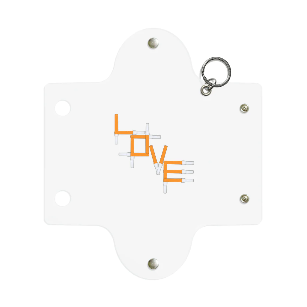 みかんの実のアクスタケース ペンライトLOVE orange Mini Clear Multipurpose Case