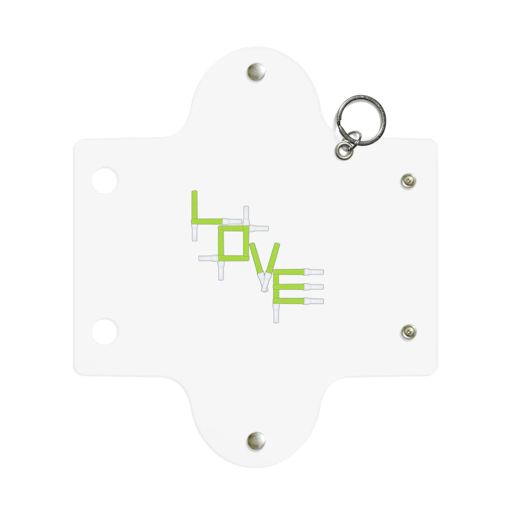 みかんの実のアクスタケース ペンライトLOVE light green ミニクリアマルチケース