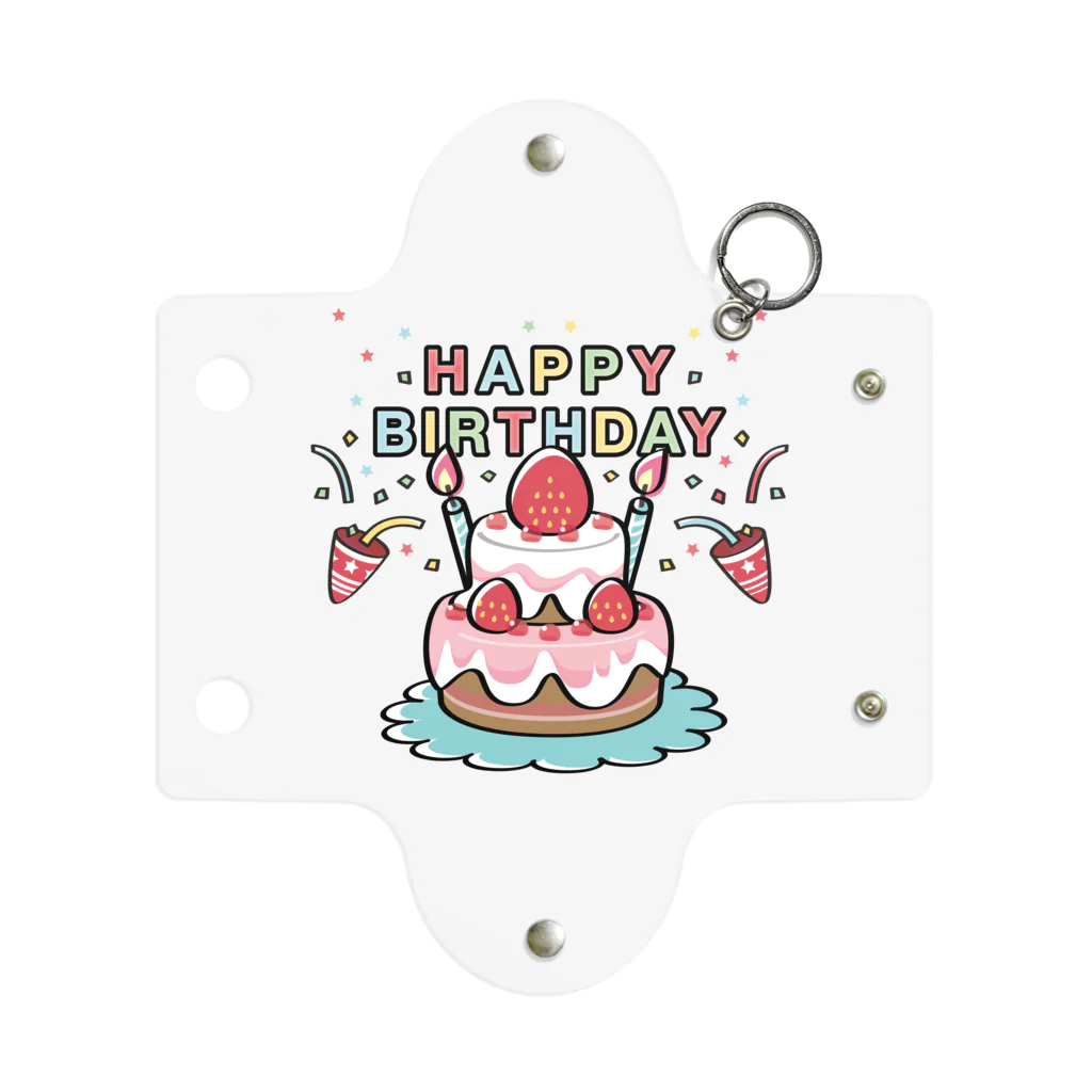 イラスト MONYAAT のCT61HAPPY BRITHDAY  Mini Clear Multipurpose Case