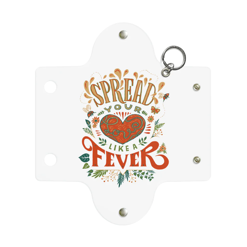 IZANAMI by Akane YabushitaのSpread Your Love Like a Fever Mini Clear Multipurpose Case