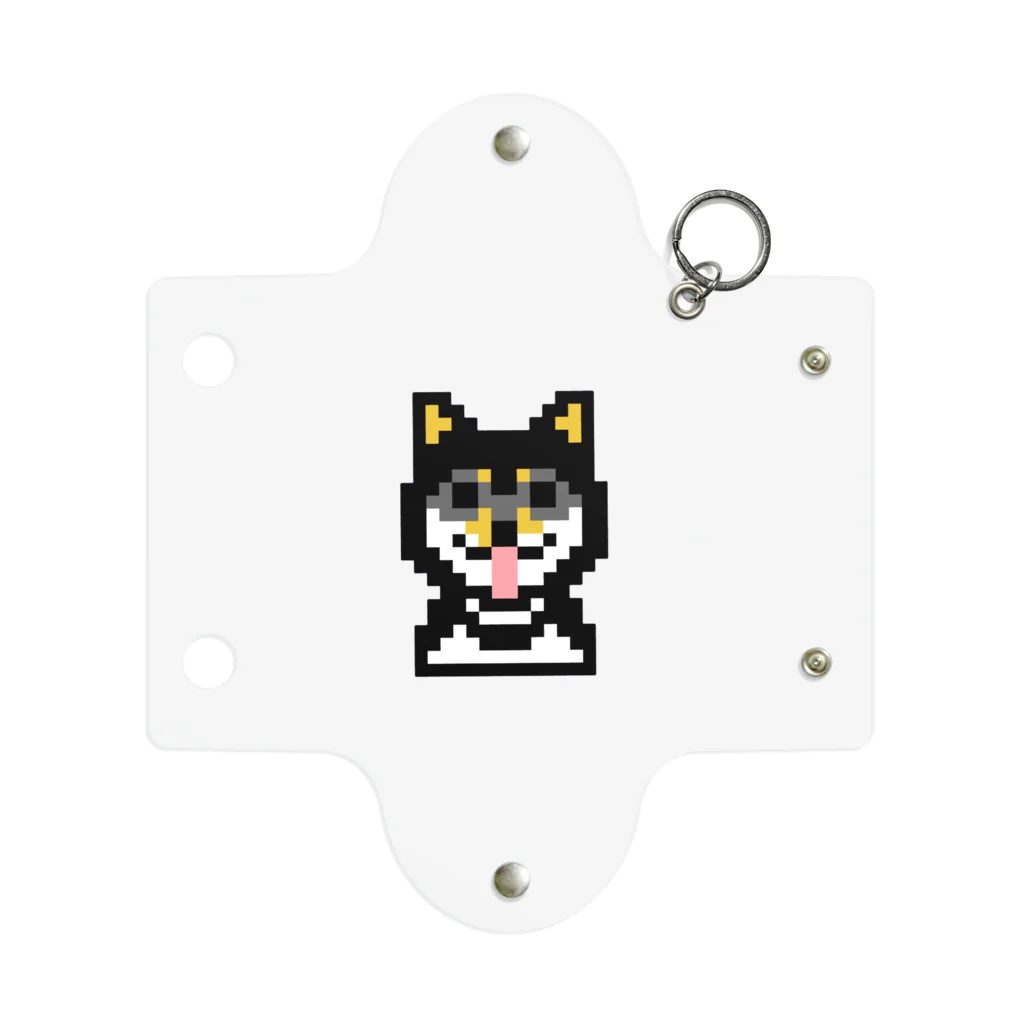 すみちゃんぐらしのドット絵黒柴 Mini Clear Multipurpose Case