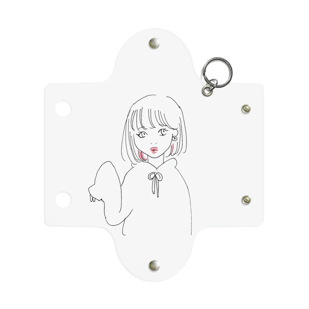 MONOjj イラスト部のまって、あの子に似てない？ Mini Clear Multipurpose Case