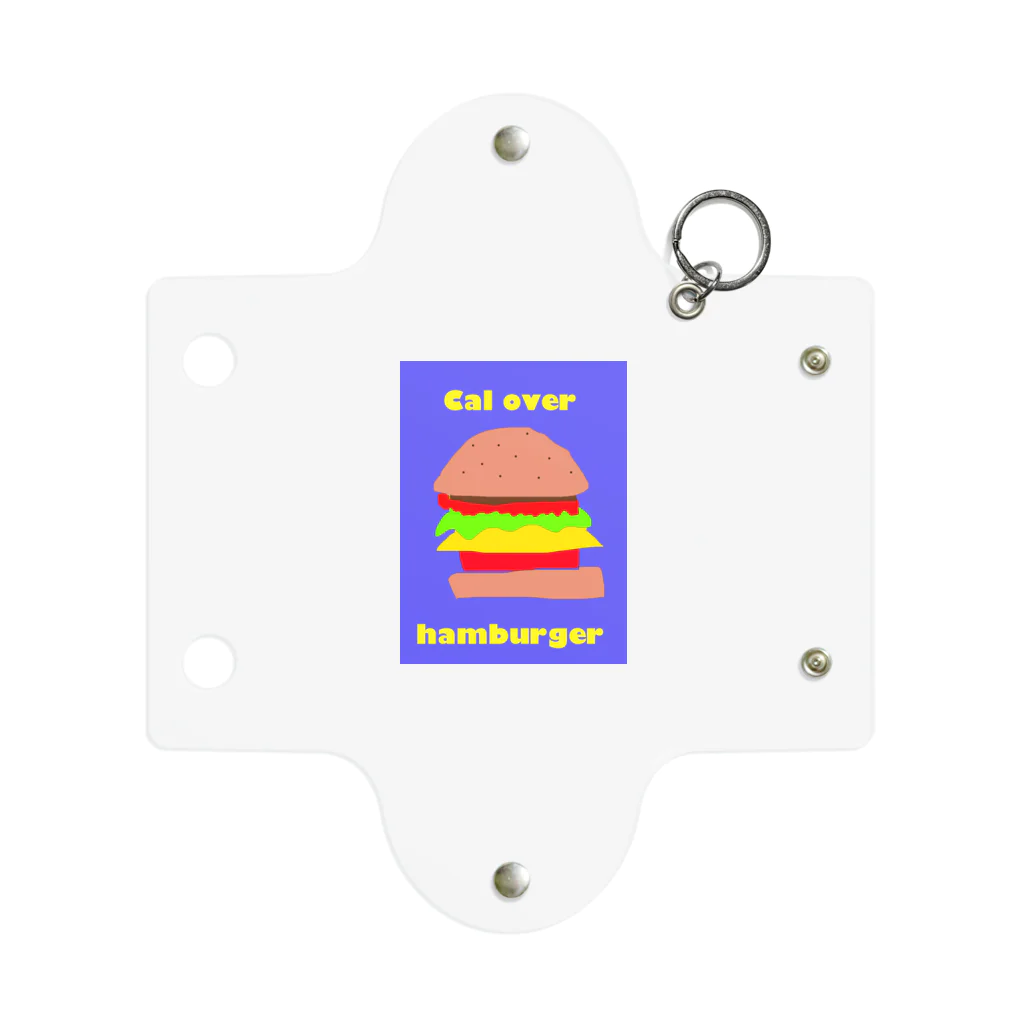  mouth monsterのCal over hamburger Mini Clear Multipurpose Case