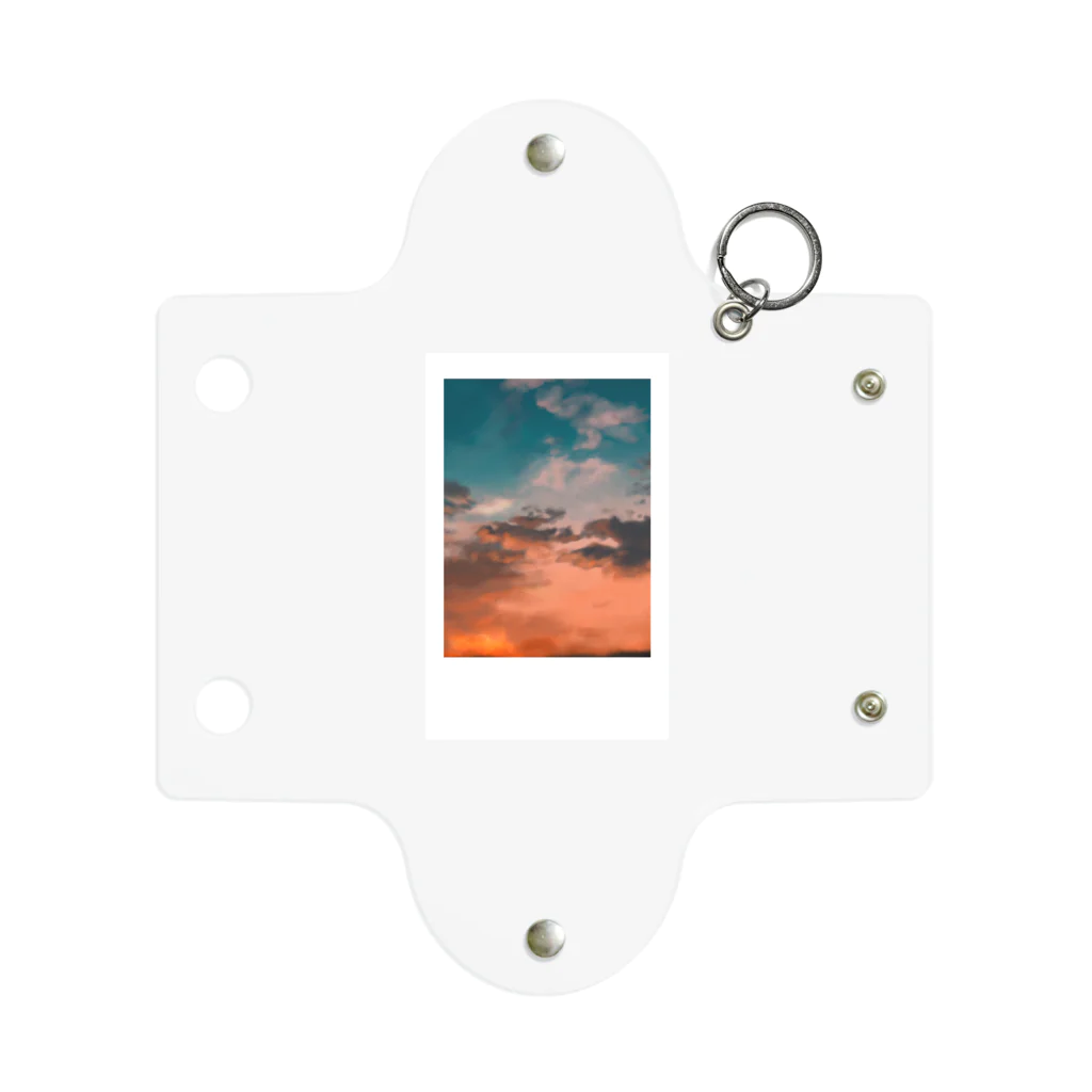 lapisksのPolaroid: sunset Mini Clear Multipurpose Case