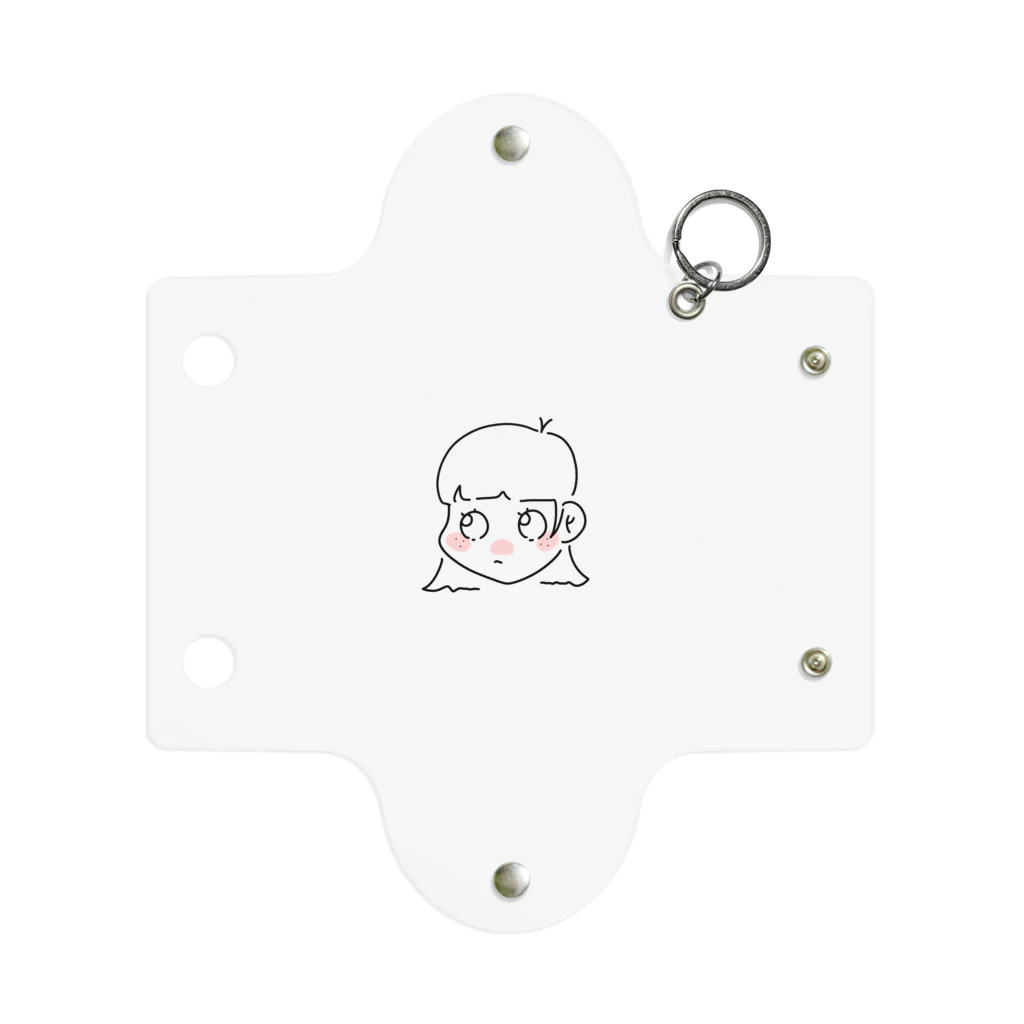 tokotokodesignのふてぶてそばかすちゃん Mini Clear Multipurpose Case