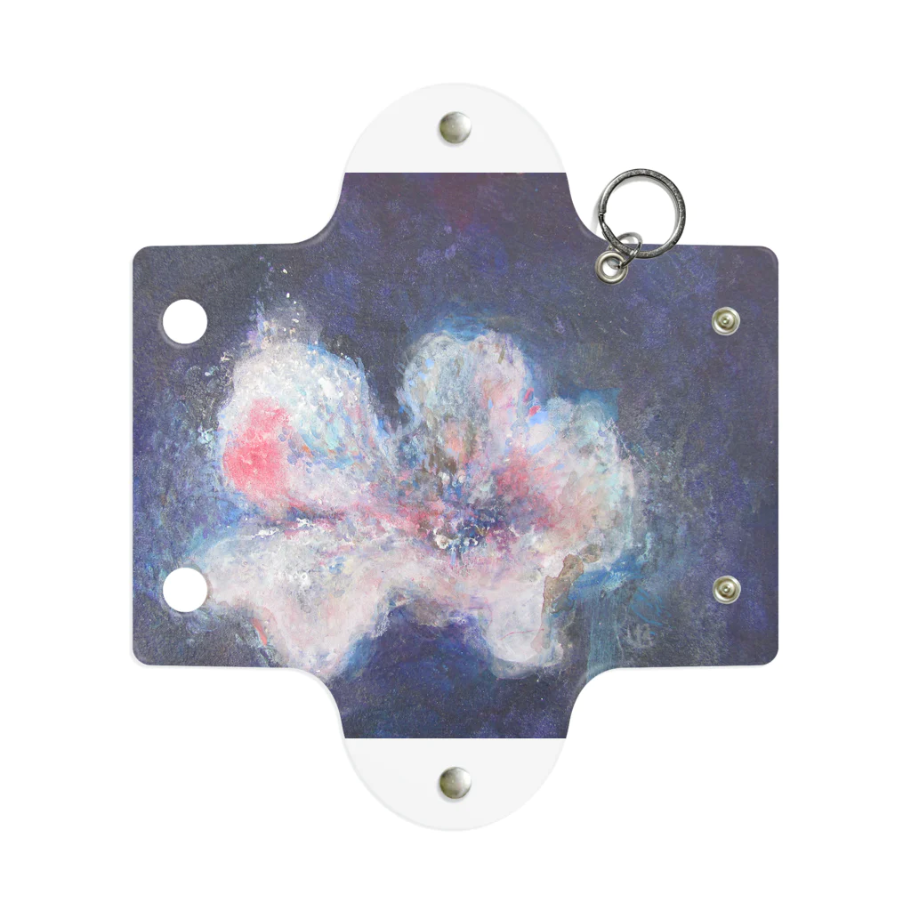 神藤リタgoods shopのflower in blue Mini Clear Multipurpose Case