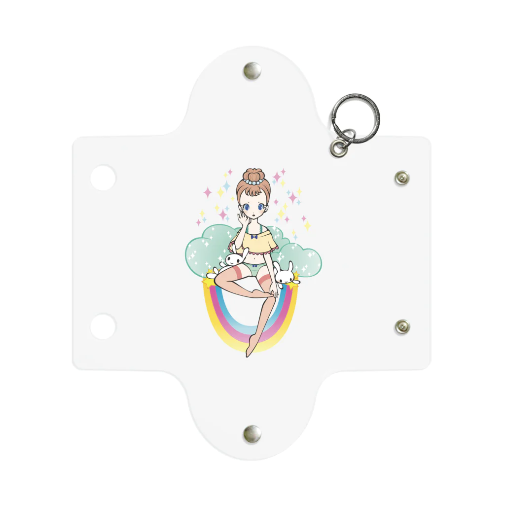 あいすくりーむやさんのみろくちゃん Mini Clear Multipurpose Case